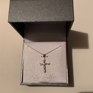 Primrose Cubic Zirconia Sterling Silver Necklace